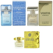 Versace Man Eau Fraiche EDT, Vanitas EDP, Yellow Diamond EDT - 5ml 3PK Kit