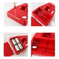 thumbnail image 1 of Hytrove 1Set Red Plastic Baseball Pitching Machine Baseball Trainer for Improving Batting Skills, 1 of 5