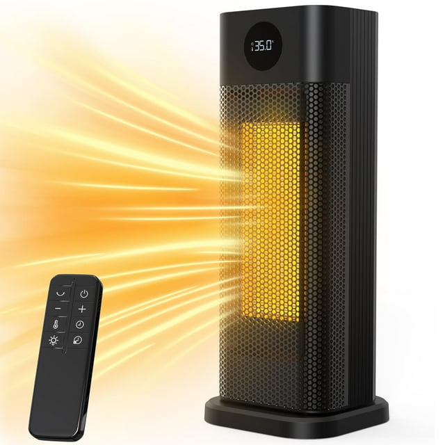 Torre de cerámica PTC Space Heater Minthouz de 1500 W para uso en interiores
