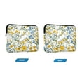 thumbnail image 7 of FORMRS 15"-15.6" Laptop Sleeve Protective Case Soft Carrying Quilted Computer Bag Cover, Yellow Floral, 7 of 7