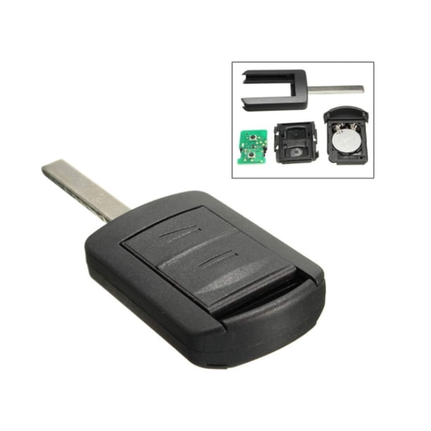 (Especificado por Amazon, haga clic en la cantidad que paga) adecuado para Opel corsa Vauxhall 2-botón coche control remoto clave 433mhz ID40 5WK48669 HU100 433mhz ID40 Material: plástico + hardware