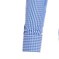 thumbnail image 5 of ibuvkizy Men's Plaid Button Down Shirts Cotton Long Sleeve Dress Shirts Casual Fashion Solid Color Regular Fits Gingham Shirt Tops for Men Light Blue S, 5 of 5