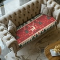 thumbnail image 2 of Renewold Reindeer Christmas Tree Retro Couch Seat Slipcover Non-Slip Stretch Sofa Cushion Protector Cover Elastic Fitted Sofa Couch Cover for Living Room Home Decoration, L, 2 of 5