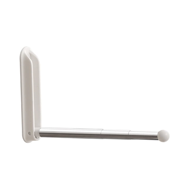 Qocolhg Deals of The Day! Foldable Clothes Hanger Storage Rack Balcony Bathroom Sorting Non Punching Scalable Wall Hanging Telescopic Hook Clothes Hanger Storage Rack, Christmas Birthday Gifts