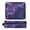 Psychedelic Purple Rose, variant on Hair Tool Organizer Bag with Heat Resistant Mat Removable Travel Storage Case for Hot Air Brushes Curling Irons Pale Pink Flowers