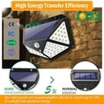 thumbnail image 1 of 1Pcs Solar Lights Outdoor 100 Led Motion Sensor Light Wireless IP65 Waterproof  Wall Lights, 1 of 9