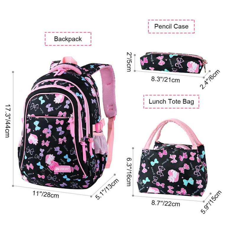 16″BTS Backpack School Bag+Lunch Bag+Pencil Bag - giftcartoon