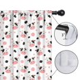 thumbnail image 4 of Blackout Kids Curtains,White Cow Head Dot Pattern Childrens Insulated Curtains Set Of 2,Bedroom Essentials,Toddler Room Decor 42x54in(106x137cm), 4 of 5