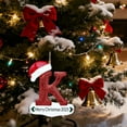 thumbnail image 5 of Mecorevxz Christmas Letter Ornament 2025,Letter Personalized Christmas Indoor for Christmas Tree Ornaments Pendant Hanging Decorations, DIY Hanging Christmas Ornaments (K), 5 of 7
