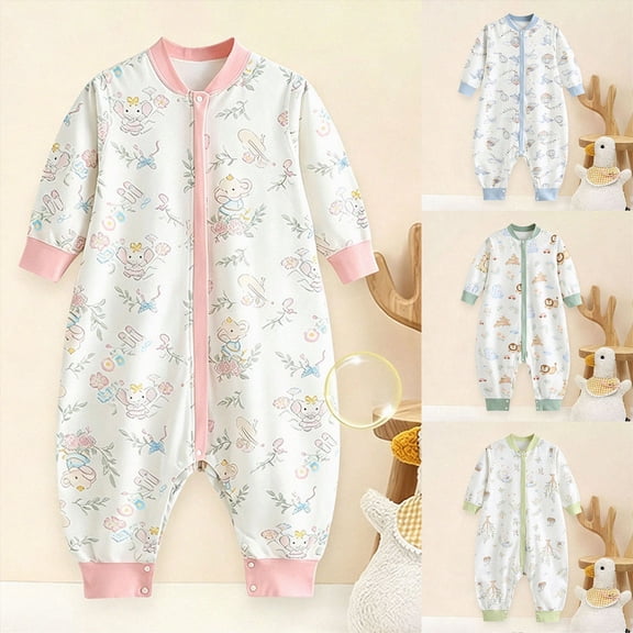 18-36 Months Infant Boys Girls Fall Winter Striped Romper,Cute Graphic Long Sleeve Baby Jumpsuit 12 18 24 Months 2T 3T,Blue
