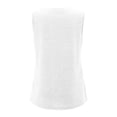 thumbnail image 5 of Fgnfyis T-Shirts Tendance pour Femmes pour Usage Quotidien Sans Manches Col Rond Style avec Imprimé Lettre Polyvalent pour Printemps et Été Parfaitement Assortis avec Pantalons et Shorts T-Shirts Femmes Blanc G, 5 of 5