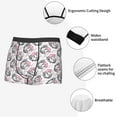 thumbnail image 3 of Pofeuu Poodle Dog Print Men’s Boxer Briefs, Moisture-Wicking Underwear, Regular,Trunk-Small, 3 of 5