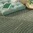 thumbnail image 2 of Paco Home Modern Area Rug Minimalist Design with Curved Line Pattern in Green - 6'7" x 9'6" (6'x9'), 2 of 6