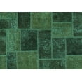 thumbnail image 1 of Ahgly Company Indoor Rectangle Patchwork Turquoise Blue Transitional Area Rugs, 2' x 5', 1 of 4