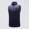 thumbnail image 1 of Chaqueta con calefacción eléctrica de 9 zonas chaleco recargable de invierno ropa deportiva cómoda para exteriores, 1 of 7