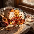thumbnail image 7 of Halloween Sun Catcher for Window Hanging, Ghost Pumpkin 15cm Acrylic Suncatcher for Windows, Fall Thanksgiving House Warming Gift for Family Friends by MPOISVA, 7 of 7