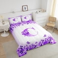 thumbnail image 4 of Erosebridal Monogrammed Bedding Twin Comforter Set,Personalized Initial Down Comforter,Letter Decoration,Reversible,Lightweight,2-Piece, 4 of 8