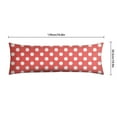 thumbnail image 6 of Polka Dot Body Pillow Cover - Soft & Breathable Fabric, Hidden Zipper, 20"x54", Retro Dot Pattern - Perfect Gift for Side Sleepers, Vintage Decor & Pregnancy Support, 6 of 7