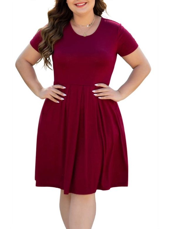 Plus Size Red Dresses