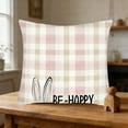 thumbnail image 6 of Xuniizn Easter Pillow Covers 18x18" Cute Easter Bunny Printing Throw Pillow Covers for Bedroom Living Room Couch Sofa Decor, Easter Decorations, 6 of 6
