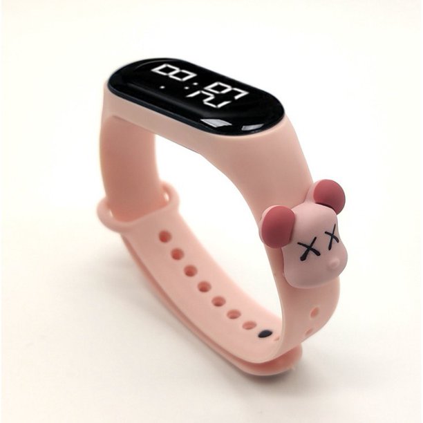 Reloj De Pulsera digital unisex Con led Para Niños/Electrónico Impermeable De Dibujos Animados/relojes para niños de super héroes pikachu Gao Jiahui unisex