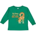 thumbnail image 3 of Inktastic My Nanny Loves Me Big Time Giraffe Boys or Girls Long Sleeve Toddler T-Shirt, 3 of 5