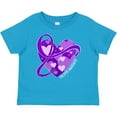 thumbnail image 3 of Inktastic Epilepsy Awareness Purple Ribbon Around Heart Boys or Girls Baby T-Shirt, 3 of 5