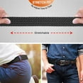 thumbnail image 3 of Beltzy 2pcs Mens Stretch Braided Belts Elastic Fabric Woven Leather Belt for Gift Men Casual Jeans Sports Work Pants Shorts 28-38, 3 of 10