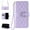 Purple, variant on Phone Case Wallet - Multi-Function PU Leather Flip Magnetic Snap Folio Case with Card Holder Kickstand Wrist Strap and Adjustable Crossbody Strap, Compatible with Google Pixel 7, Red