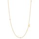 thumbnail image 1 of Collar con letras para mujer, plata de ley S925, cadena de clavícula lisa, joyería de moda con temperamento, 1 of 6