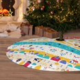 thumbnail image 6 of Yiaed Funny Farm Print Christmas Tree Skirt , Tree SkirtsTree Mat for Christmas Winter Holiday Indoor Decorations-30", 6 of 7