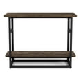 thumbnail image 2 of Furniture of America Quint 1-Shelf Wood Reclaimed Oak End Table, 2 of 9