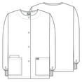 thumbnail image 4 of Cherokee Workwear Prints Women's Scrubs Jacket Snap Front Warm Up 4350, 4 of 6