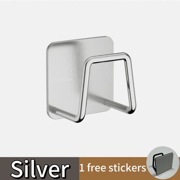 Soporte de esponjas para fregadero de cocina, estante de secado de drenaje autoadhesivo, estante para lavabo de baño, ganchos de almacenamiento, accesorios de ganchos de pared para cocina