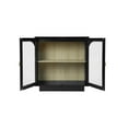 thumbnail image 7 of Tcbosik Black Buffet Cabinet with Storage, Coffee Bar Cabinet Kitchen Sideboard, Modern Cabinet with 2 Acrylic Doors, 31.1"L x 13.78"W x 31.5"H, 7 of 7