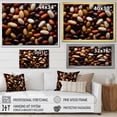 thumbnail image 4 of Designart "Still Life Macro Brown and White Nuts" Food & Beverage Floater Framed Wall Art Living Room, 4 of 7
