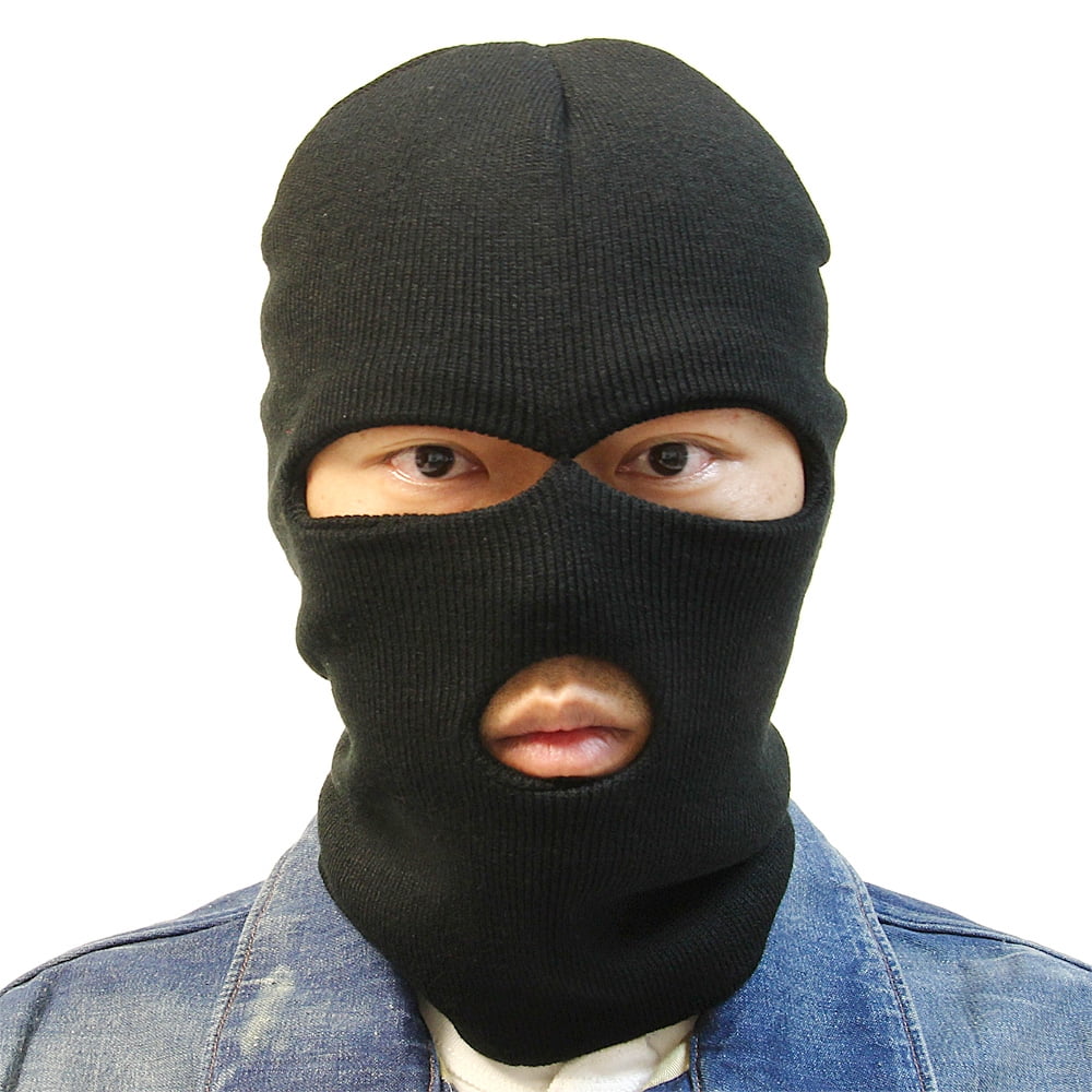 Falari Knitted Face Hat Winter Outdoor Protection 3 Holes - Walmart.com
