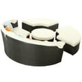 thumbnail image 5 of Modway Quest Canopy Outdoor Patio Daybed in Espresso White, 5 of 6