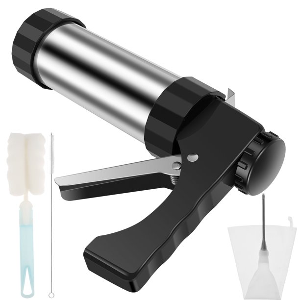 Máquina para hacer churros de acero inoxidable, Kit con 8 puntas diferentes, boquilla para tubería, bolsa ligera hueca