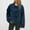 Blue Coats for Winter, variant on XPMWRP Women's Bow Tie Front Denim Jacket Loose Long Sleeve Lapel Solid Color Coats Casual Fall Winter Cute Outerwear Jacket with Pockets Blue XL