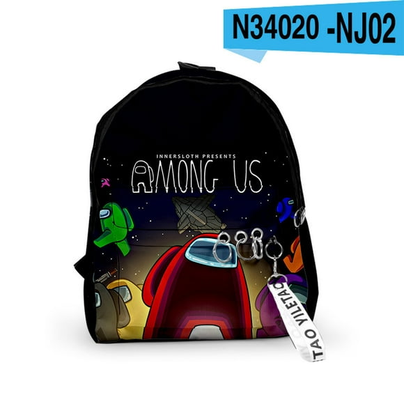 Nouveaux Sacs à Dos Mignons Among Us pour Garçons Imperméables 3D Dessin Animé Among Us Sac à Dos Scolaire Sac à Livres Among Us Imprimé Personnages Sac à Dos Sac à Bandoulière Camping Voyage Durable Sacs à Dos Étudiants-18