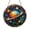 Acrylic 3.5 Inch, variant on Celestial Solar System Window Sun Catcher, Bright Stained Glass Style Hanging Decor, Space Lover Gift