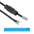 thumbnail image 5 of Uxcell 5.9" Length Wire Keychain Cable, 6 Pack Stainless Steel 1.5mm Key Ring Loop for Outdoor Hiking Sport, Black, 5 of 6