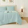 thumbnail image 1 of Beddora 3-Piece Ultra-Soft Comforter Set, All-Season, Wrinkle-Free, Lightweight Microfiber, Hypoallergenic – Queen – Harbor Grey, 1 of 7