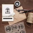 thumbnail image 4 of 1sheet Tree of Life Clear Stamps for Card Making Decoration Scrapbooking Moon Silicone Rubber Stamp, 4 of 9