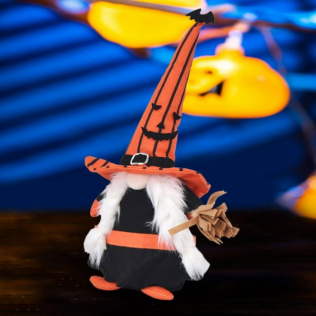 Décor de Gnomes d'Halloween Poupée Sans Visage Rudolph Jouet Gobelin Décoration Maison
