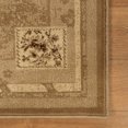 thumbnail image 4 of Vintage Floral Power-Loomed Indoor Area Rug with Border, 4' x 6', Taupe by Blue Nile Mills, 4 of 6