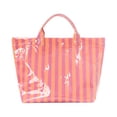 thumbnail image 2 of Striped Tote Bag, Lightweight Commuting Handbag, Large Capacity Portable Shopper for Women, Everyday Use, 2 of 3