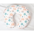 thumbnail image 3 of Parent's Choice One Size Soothing Nursing Pillow, Multi-Color Rainbows and Animals Print, 3 of 7