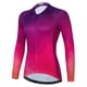 thumbnail image 3 of Maillot de ciclismo colorido de manga larga para mujer, ropa de ciclismo de equipo profesional, maillot de bicicleta de montaña de otoño, camiseta de ciclismo transpirable, 3 of 5